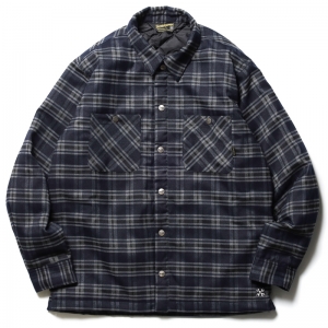 BLUCO / QUILTING FLANNEL SHIRTS (NAVY)