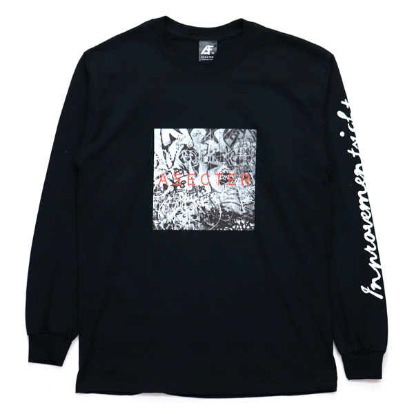 AFFECTER / MONO THE WALL L/S TEE (BLACK)