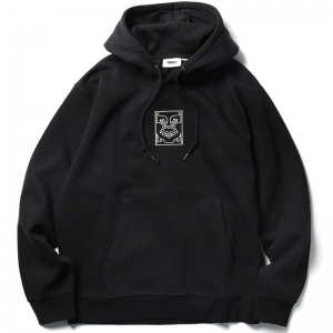 OBEY / OBEY OUTLINE PULLOVER HOODIE (BLACK)