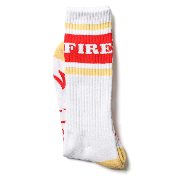 SPITFIRE / OG CLASSIC SOCKS (WHITE/YELLOW/RED)