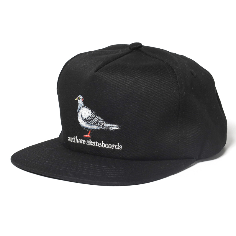 ANTIHERO / LIL PIGEON SNAPBACK CAP (BLACK)