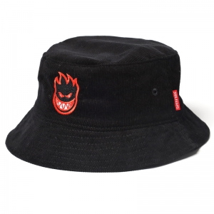 SPITFIRE / BIGHEAD FILL BUCKET HAT (BLACK/RED/BLACK)