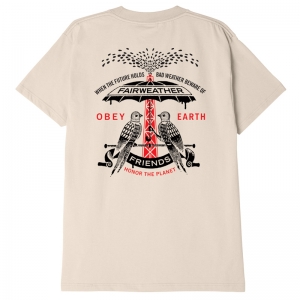 OBEY / OBEY FAIRWEATHER FRIENDS CLASSIC TEE (CREAM)