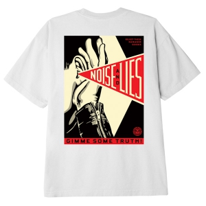 OBEY / GIMME SOME TRUTH CLASSIC TEE (WHITE)