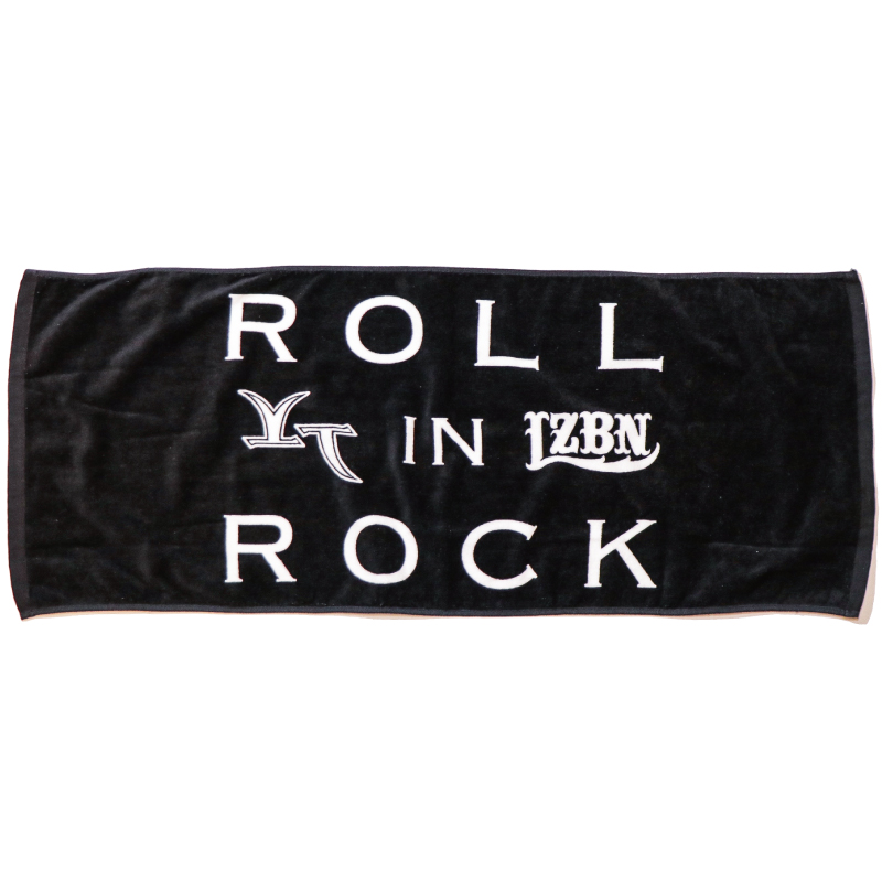 LZBN / ROLL IN ROCK VOL.5 RIR LOGO TOWEL (BLACK)
