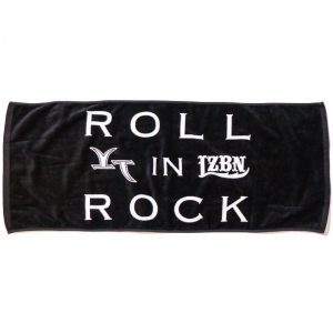 LZBN / ROLL IN ROCK VOL.5 RIR LOGO TOWEL (BLACK)