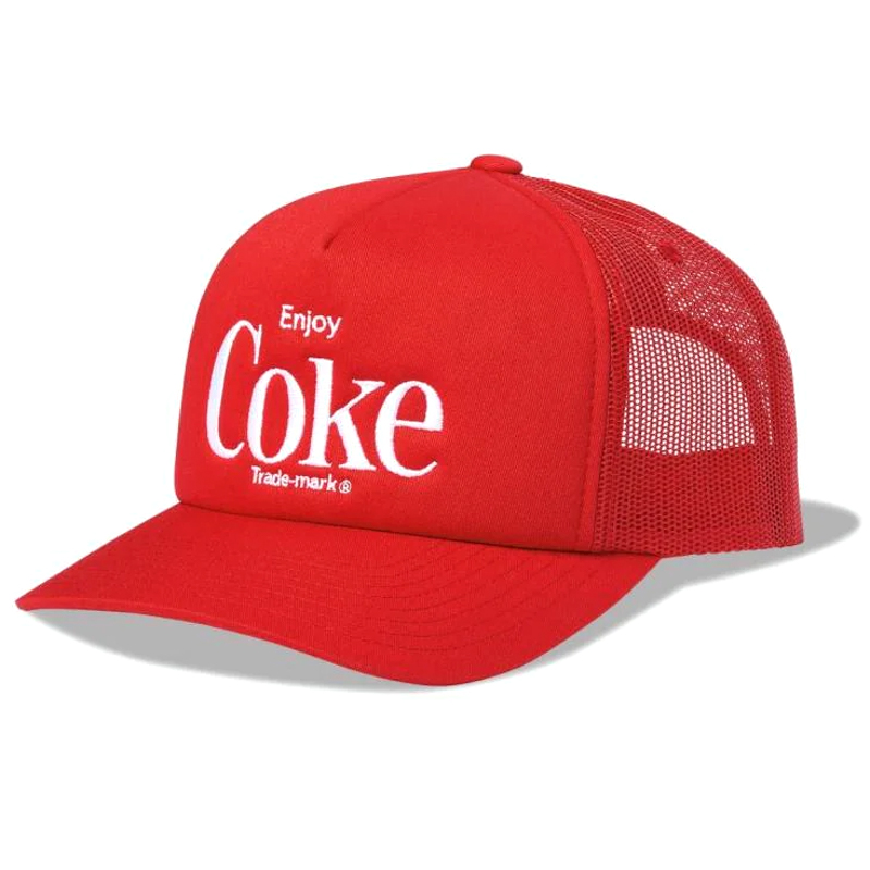 BRIXTON / COCA-COLA ENJOY MP TRUCKER CAP (COKE RED)
