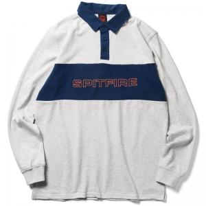 SPITFIRE / GEARY RUGBY SHIRT (HEATHER/NAVY)