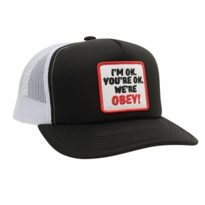 OBEY / OBEY OKAY FOAM TRUCKER CAP (BLACK)