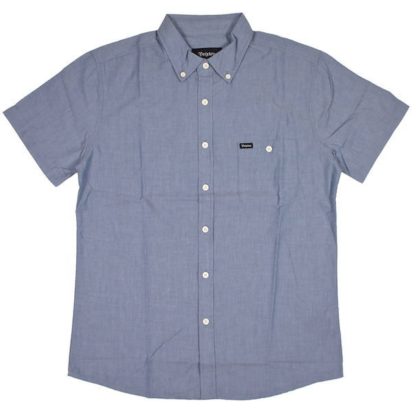 BRIXTON / CENTRAL S/S WOVEN (LIGHT BLUE CHAMBRAY)