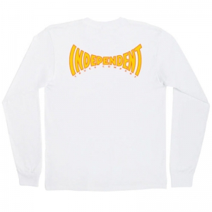 INDEPENDENT / SPANNING L/S TEE (WHITE)