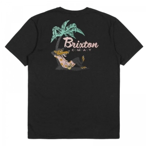 BRIXTON / LEISURE S/S TAILORED TEE (BLACK)