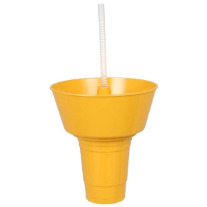 DULTON / CARRY SNACK TUB WITH TUMBLER (YELLOW)