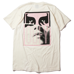 OBEY / OBEY NOIR WOMAN ICON BASIC TEE (NATURAL)