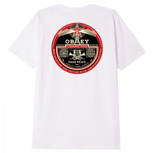 OBEY / OBEY RADIO TOWER CLASSIC TEE (WHITE)