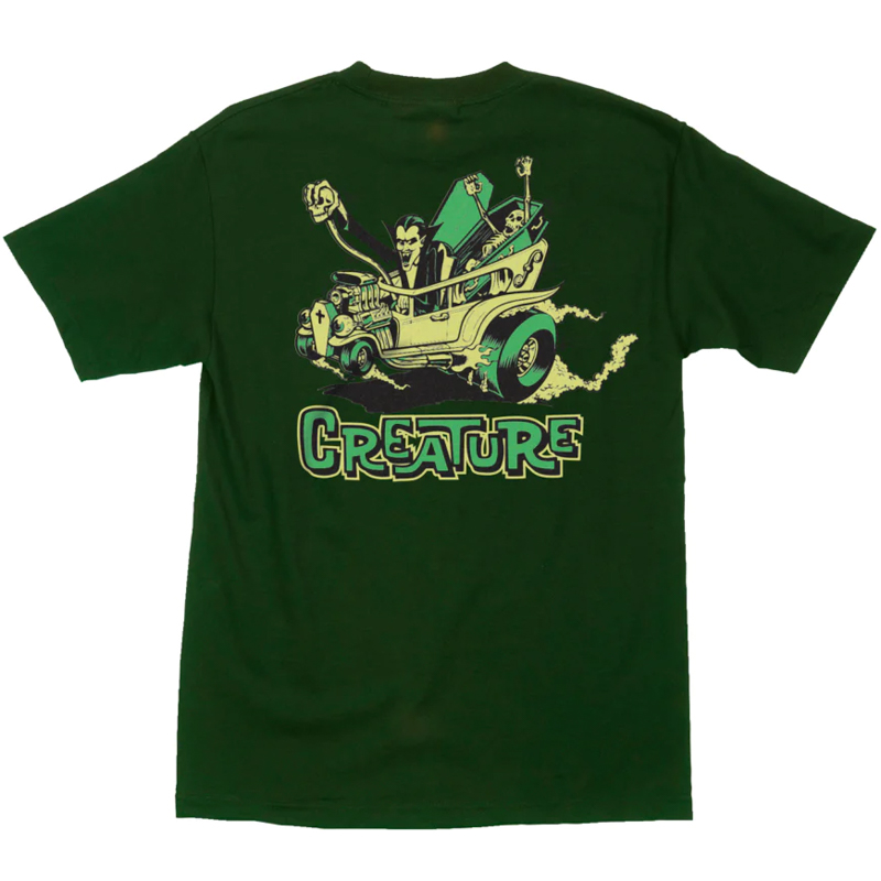CREATURE / MONSTER MOBILE TEE (FOREST GREEN)