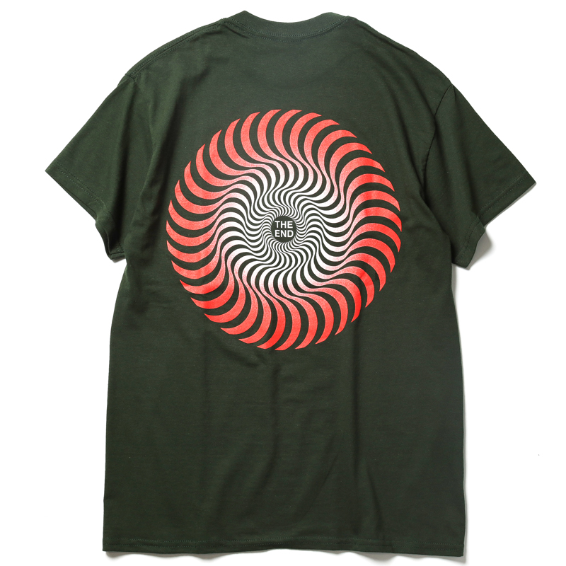 SPITFIRE / CLASSIC SWIRL FADE TEE (FOREST GREEN)