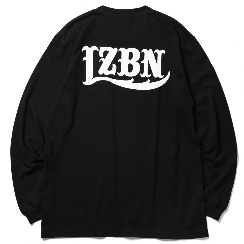 LZBN / LZBN BACK LOGO L/S TEE (BLACK)