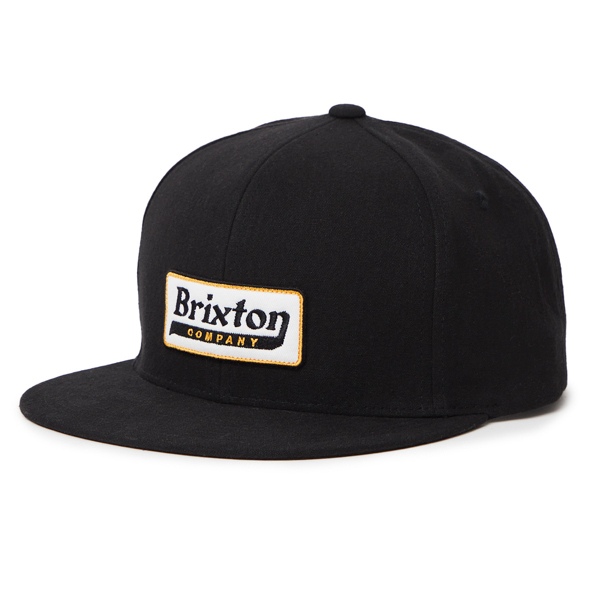 BRIXTON / STEADFAST HP SNAPBACK CAP (BLACK)