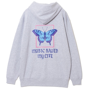 MSML / OVERSIZED BATTERFLY GRAPHIC HOODIE (GRAY)