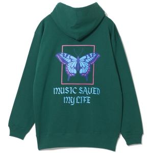 MSML / OVERSIZED BATTERFLY GRAPHIC HOODIE (GREEN)