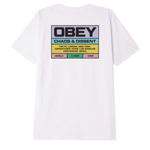OBEY / BUILT TO LAST CLASSIC TEE (WHITE)