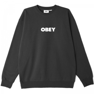 OBEY / OBEY BOLD CREWNECK SWEAT (BLACK)