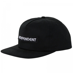 INDEPENDENT / B/C GROUNDWORK SNAPBACK CAP (BLACK)