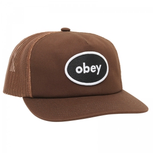 OBEY / BRUTUS TRUCKER CAP (SEPIA)