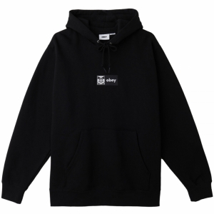 OBEY / ICON EMBROIDRED PULLOVER HOODIE (BLACK)