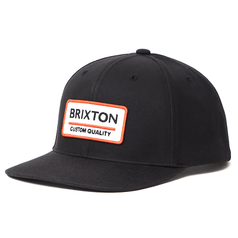 BRIXTON / PALMER PROPER X MP SNAPBACK CAP (BLACK)