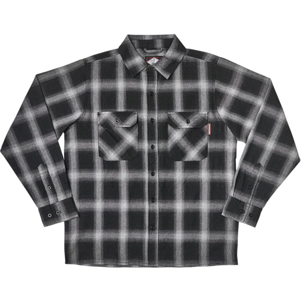 INDEPENDENT / MISSION L/S FLANNEL SHIRT (GREY PLAID)