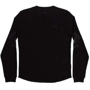 CREATURE / HESHER THERMAL L/S TEE (BLACK)