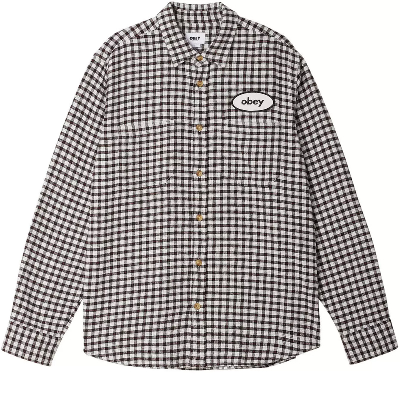 OBEY / CARTER WOVEN SHIRT (UNBLEACHED MULTI)