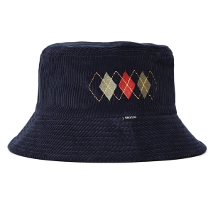BRIXTON / GRAMERCY PACKABLE BUCKET HAT (WASHED NAVY)
