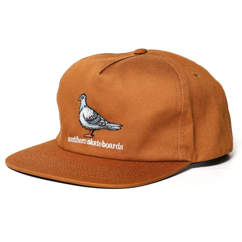 ANTIHERO /  LIL PIGEON SNAPBACK CAP (MED BROWN)